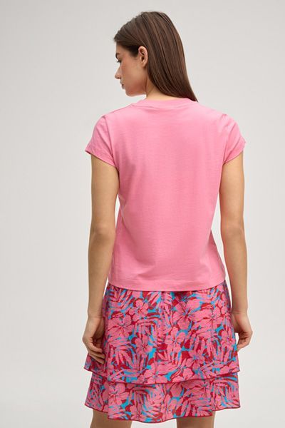 T-Shirt mit markantem Grafik-Schriftzug