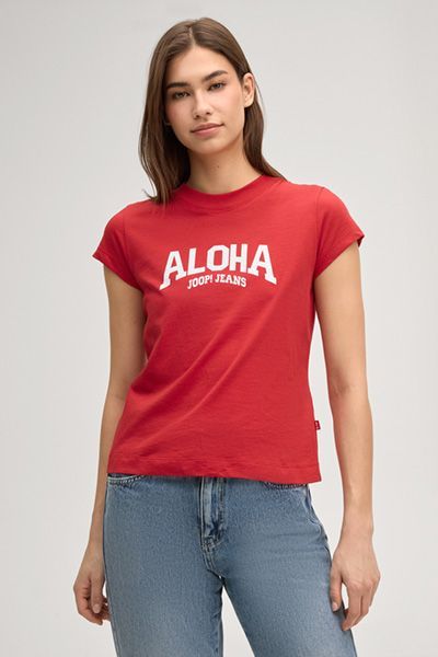 Retro Aloha Statement Grafik-Shirt