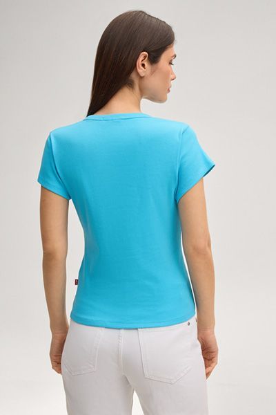 Feminines T-Shirt mit Glitzerschriftzug
