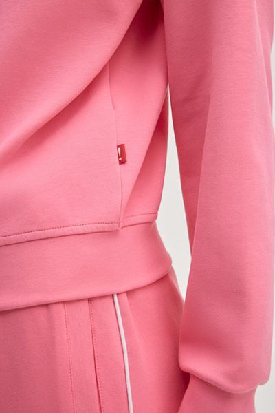 Zip-Hoodie mit sportlichen Paspelierungen