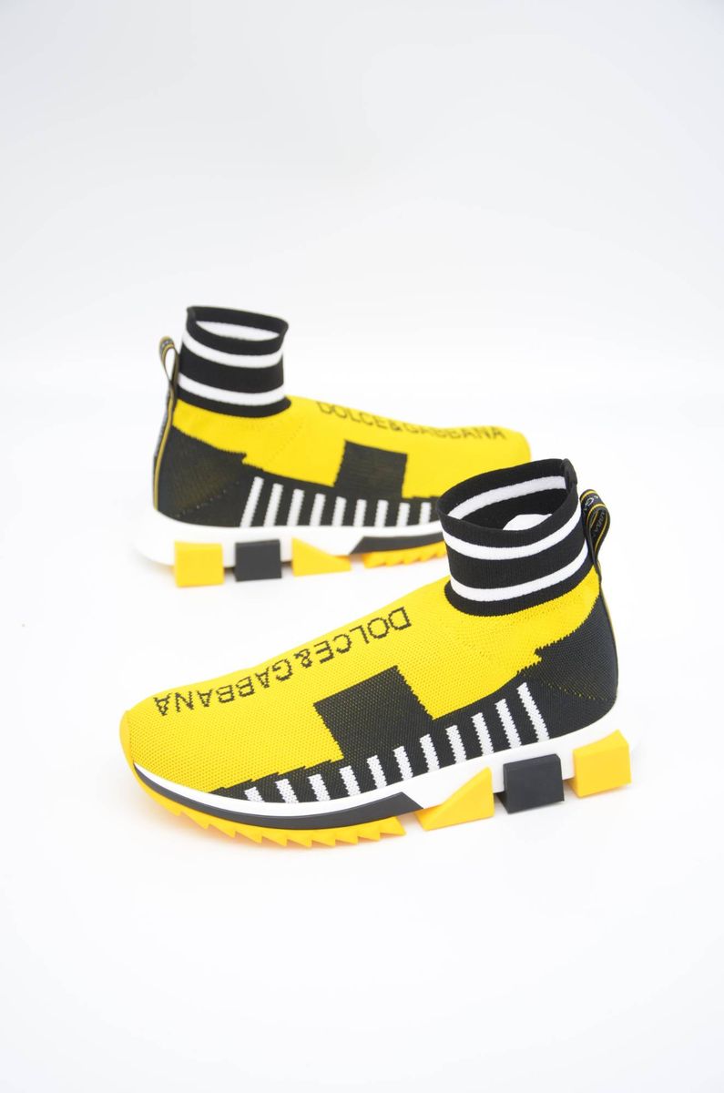 Logo-Strick-Sneaker im Socken-Stil