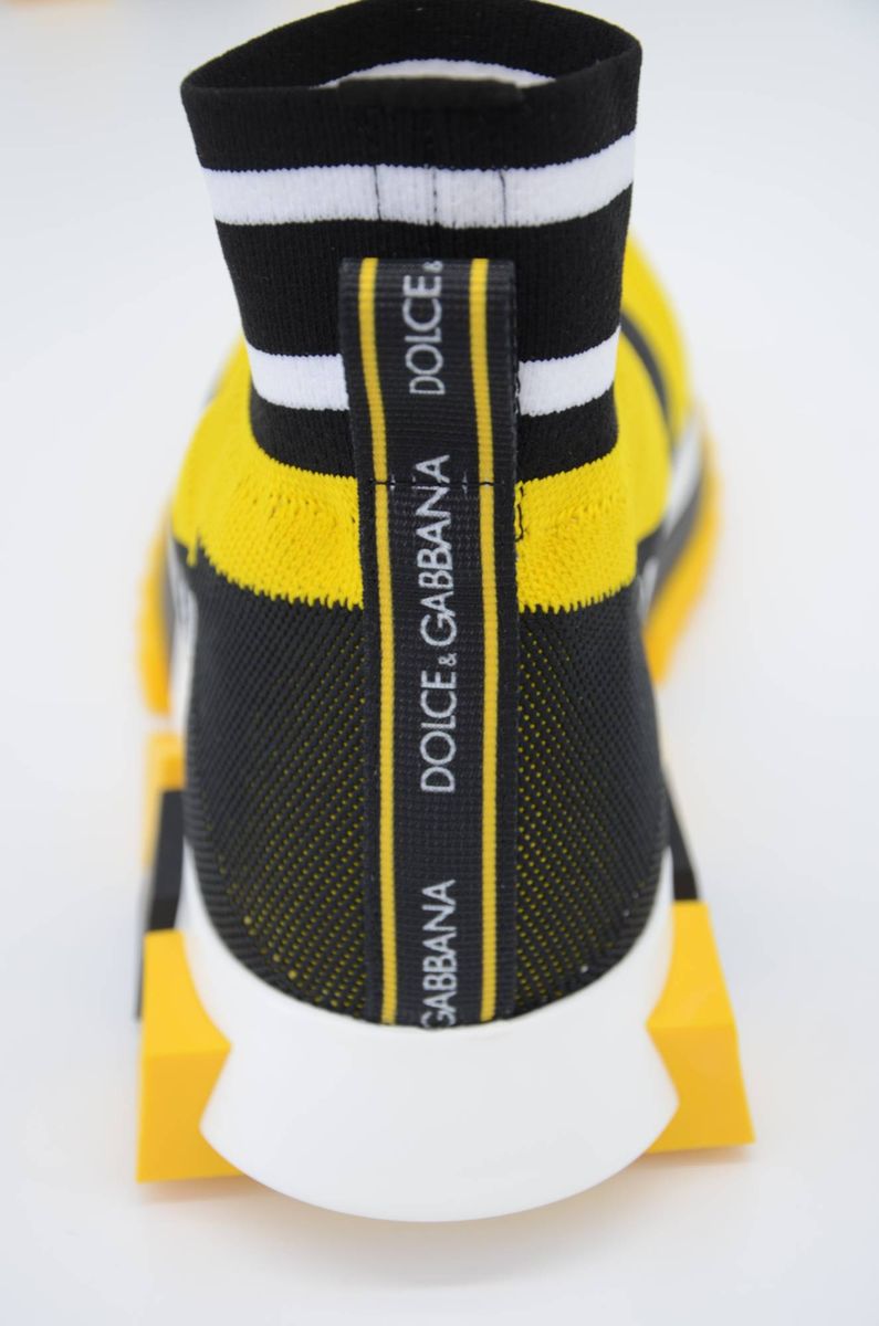 Logo-Strick-Sneaker im Socken-Stil