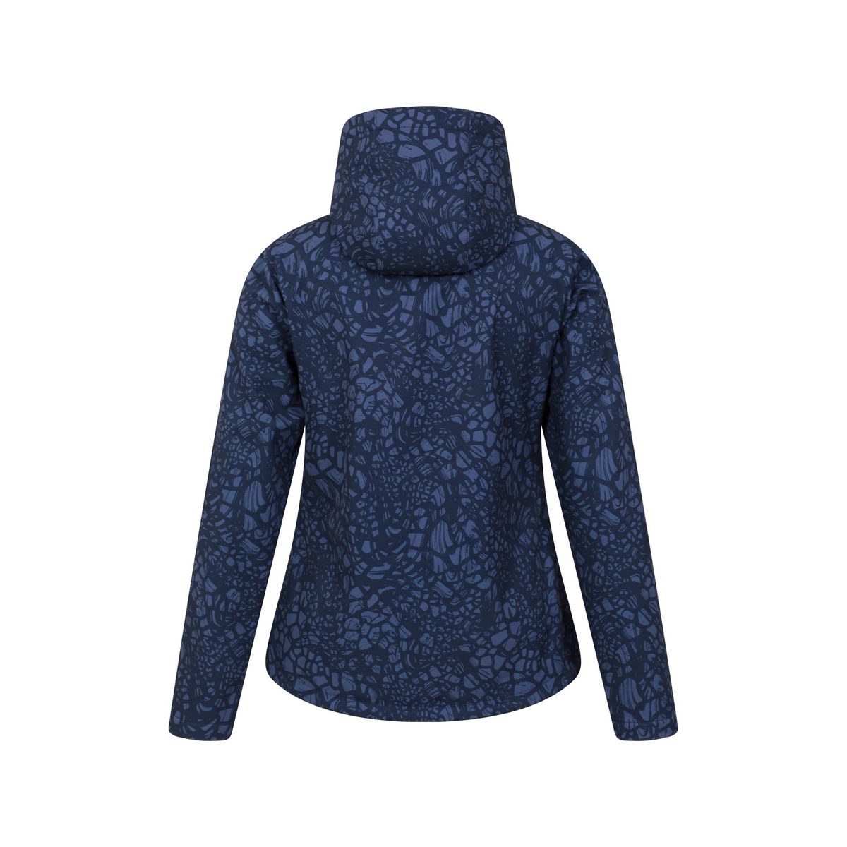 Bedruckte Softshelljacke mit Kapuze