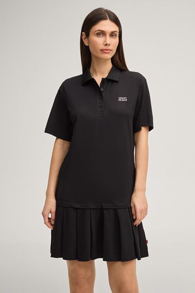 Polo-Minikleid mit Plisseerock