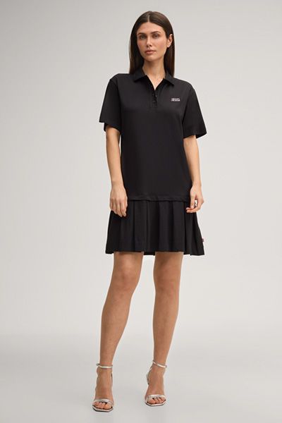 Polo-Minikleid mit Plisseerock