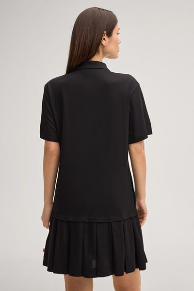 Polo-Minikleid mit Plisseerock