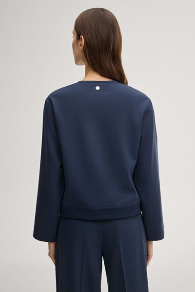 Minimalistischer Rundhals-Blouson