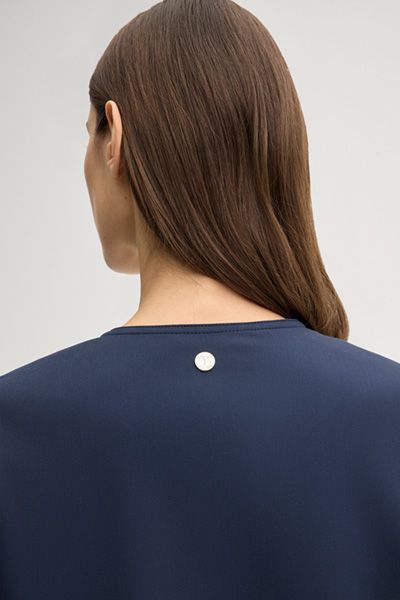 Minimalistischer Rundhals-Blouson