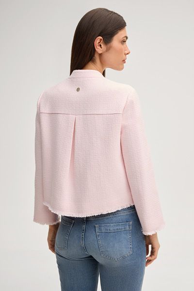 Elegante Bouclé-Kurzjacke