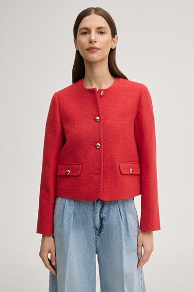 Eleganter Kurzblazer Jodi mit Struktur