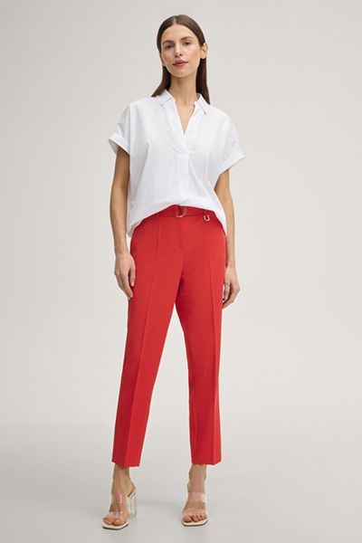 Elegante High-Waist Cropped-Hose