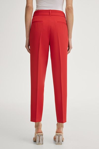 Elegante High-Waist Cropped-Hose