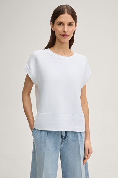 Minimalistisches Baumwoll-Strickshirt