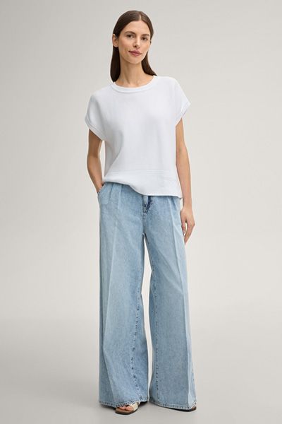 Minimalistisches Baumwoll-Strickshirt