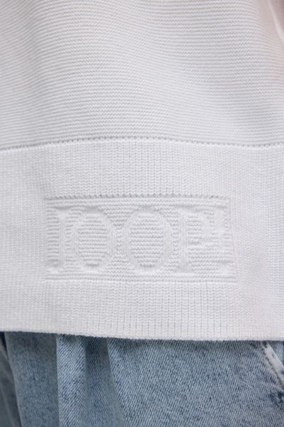 Minimalistisches Baumwoll-Strickshirt