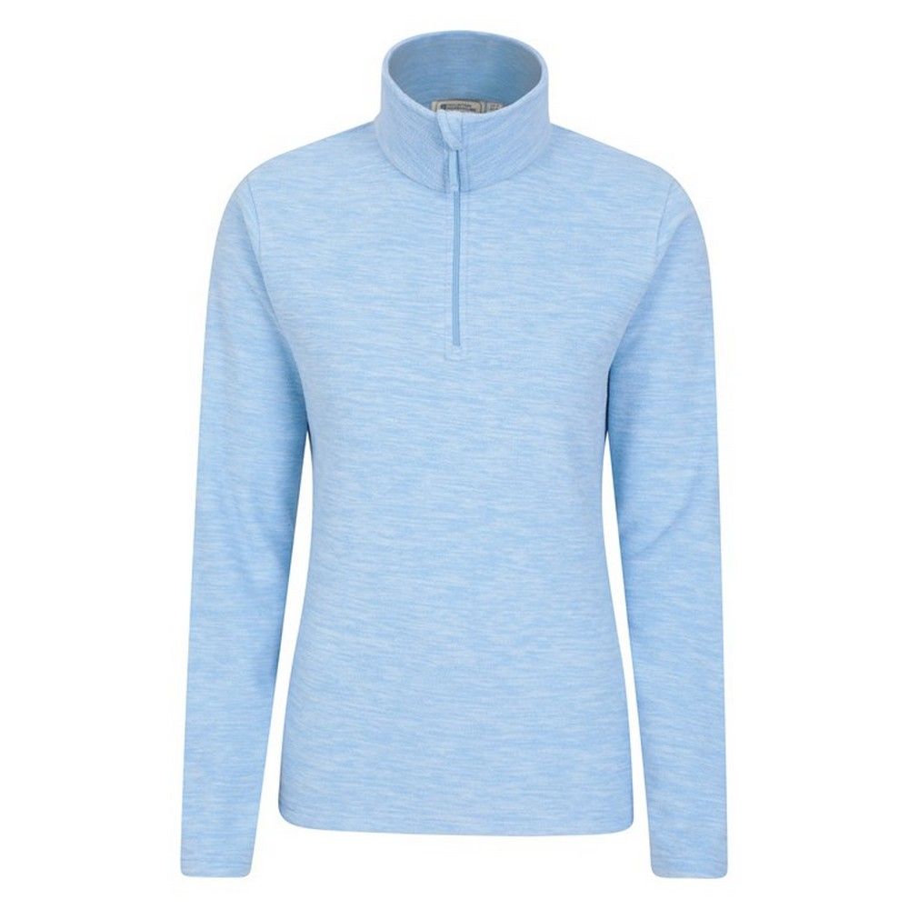 Micro-Fleece Pullover mit Viertelreißverschluss