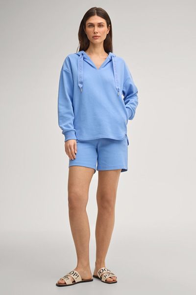 Relaxter Hoodie mit V-Ausschnitt