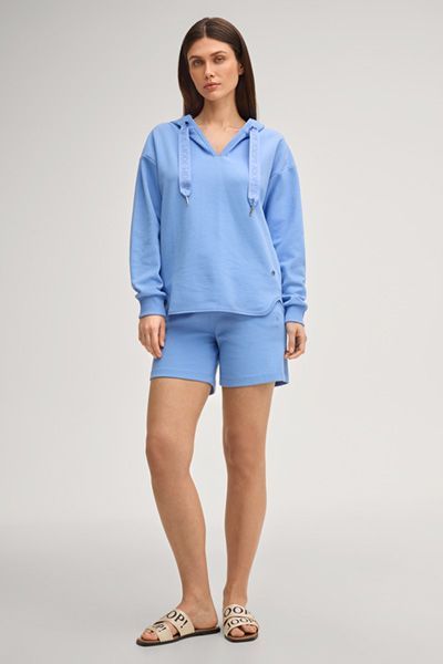 Bequeme Baumwoll-Sweat-Shorts mit Kordelzug