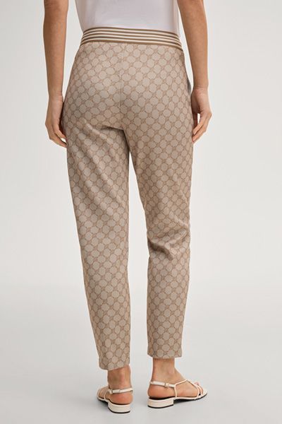 Tapered Jogginghose mit Kornblumen-Muster