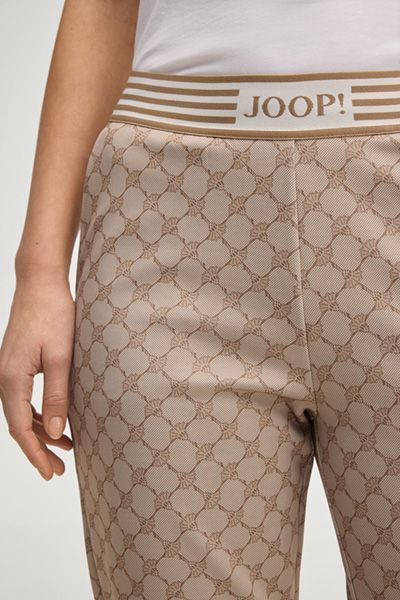 Tapered Jogginghose mit Kornblumen-Muster