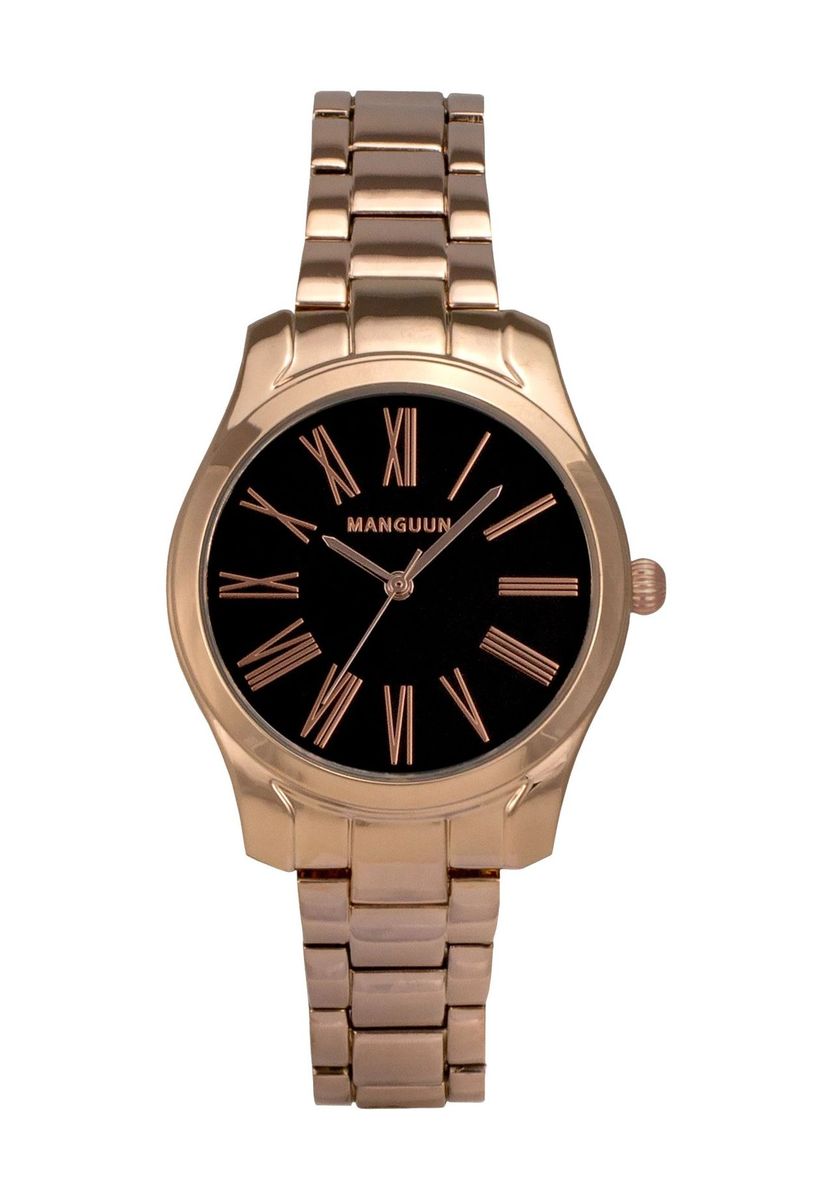 Gliederarmband-Uhr mit römischen Ziffern