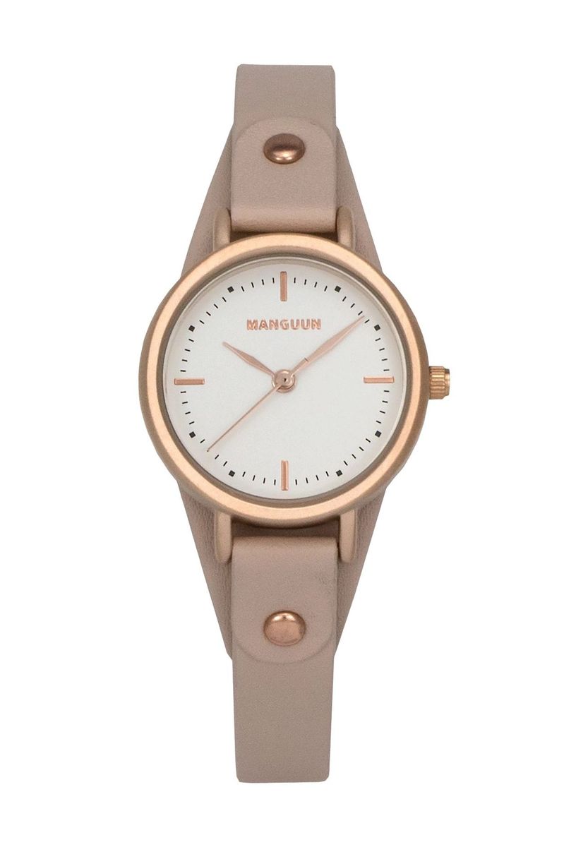 Elegante Analoguhr mit genietetem Armband
