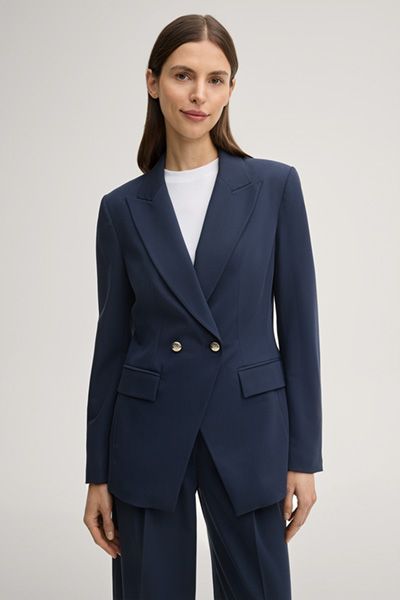 Eleganter Longblazer mit Doppelknopfleiste