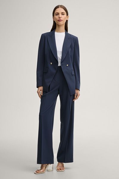 Eleganter Longblazer mit Doppelknopfleiste