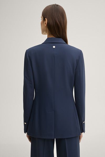 Eleganter Longblazer mit Doppelknopfleiste