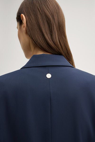 Eleganter Longblazer mit Doppelknopfleiste