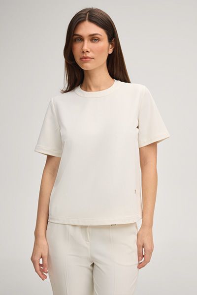Minimalistisches Rundhals-Blusenshirt