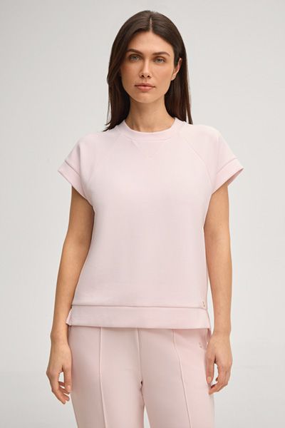 Kurzärmeliges Modal-Sweatshirt mit Raglanärmeln