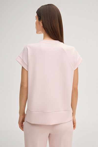 Kurzärmeliges Modal-Sweatshirt mit Raglanärmeln