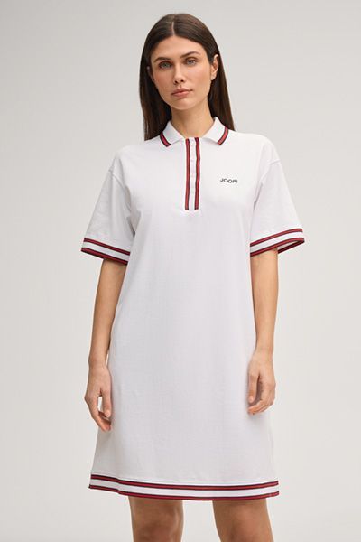 Sportliches Mini-Polokleid mit Streifen