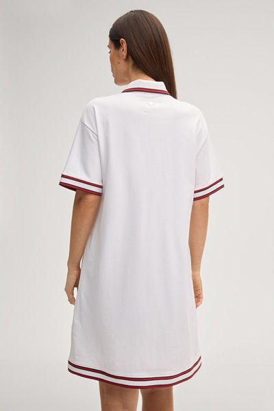 Sportliches Mini-Polokleid mit Streifen
