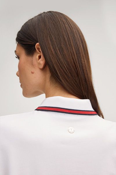 Sportliches Mini-Polokleid mit Streifen