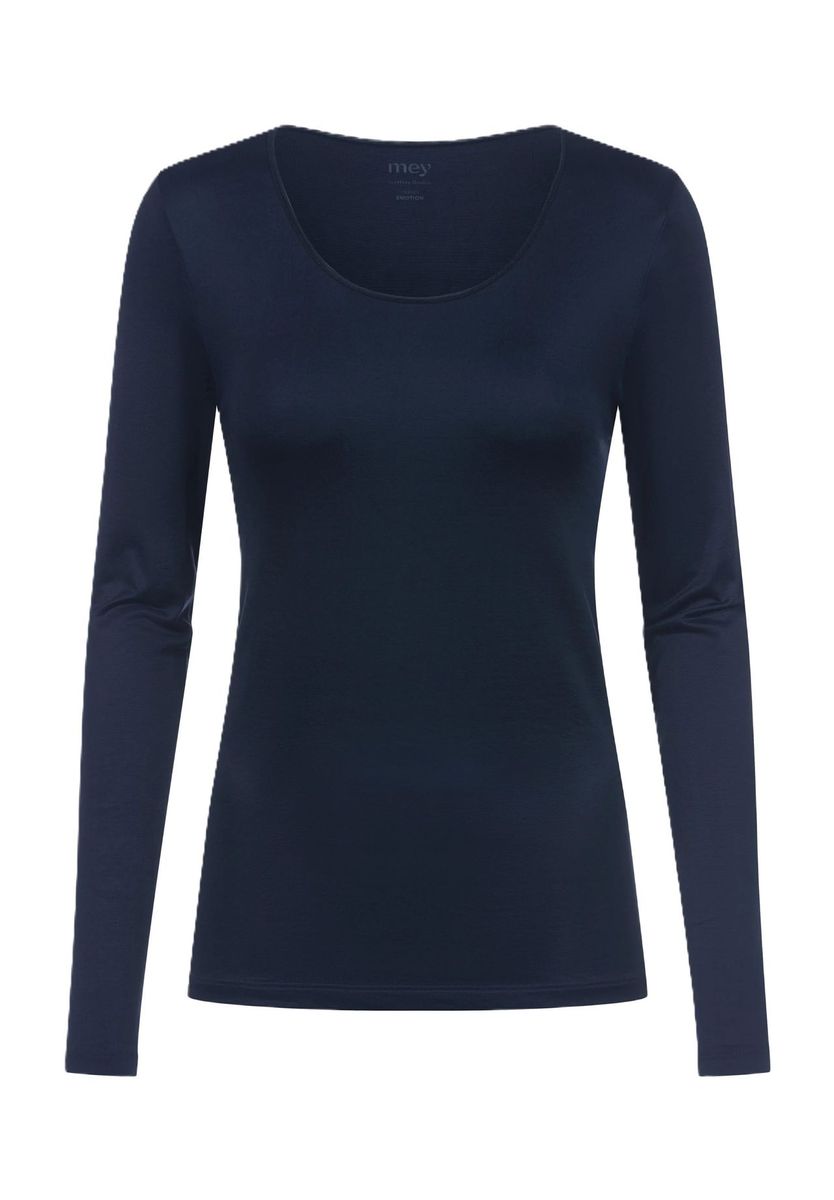 Nahtloses Langarmshirt aus Mikrofaser