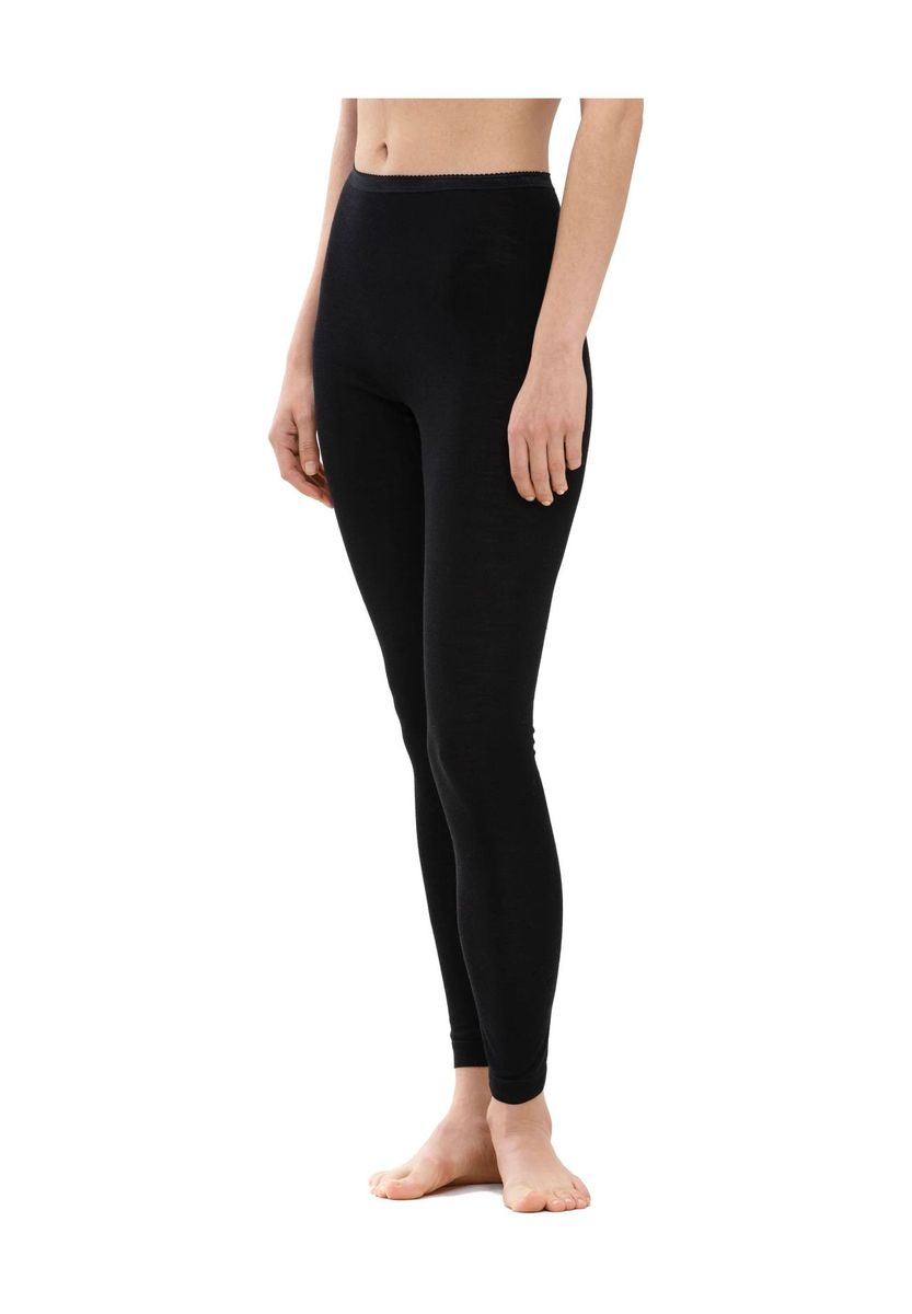 Premium Leggings aus Wolle-Seide-Mix