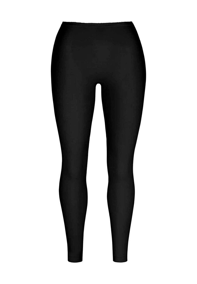 Nahtlose Baumwoll-Leggings mit Hochbund