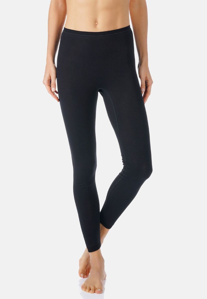 Nahtlose Baumwoll-Leggings mit Hochbund