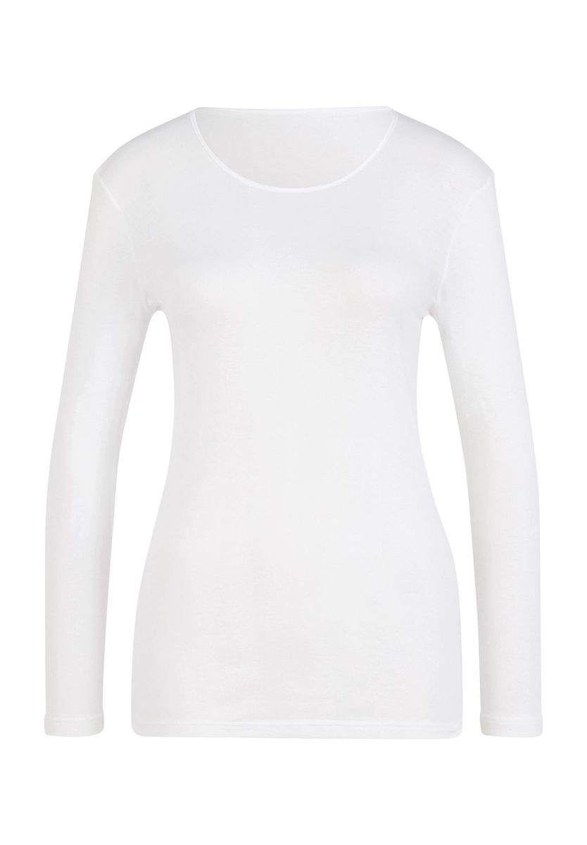 Klassisches Langarmshirt aus Baumwolle