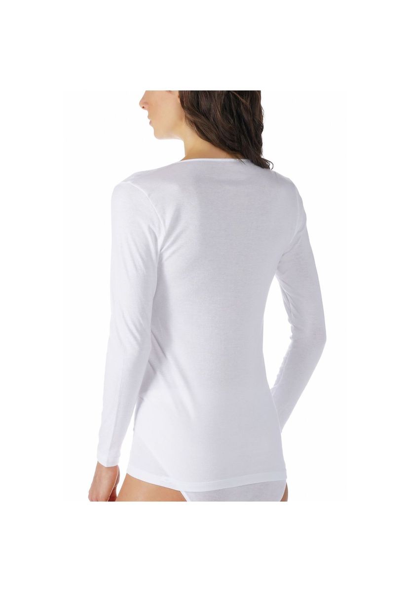Klassisches Langarmshirt aus Baumwolle