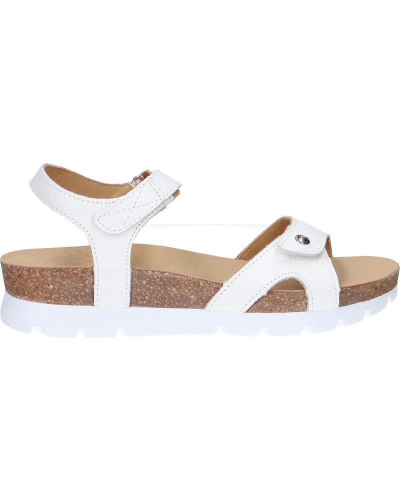 Leder-Keilsandalen mit Riemen