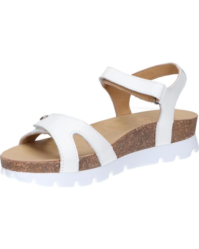 Leder-Keilsandalen mit Riemen