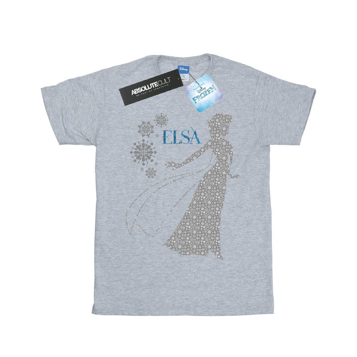 T-Shirt mit Elsa-Eiskristall-Silhouette