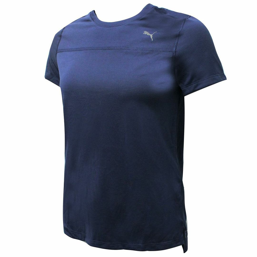 Kurzarm-Laufshirt mit Rundhalsausschnitt