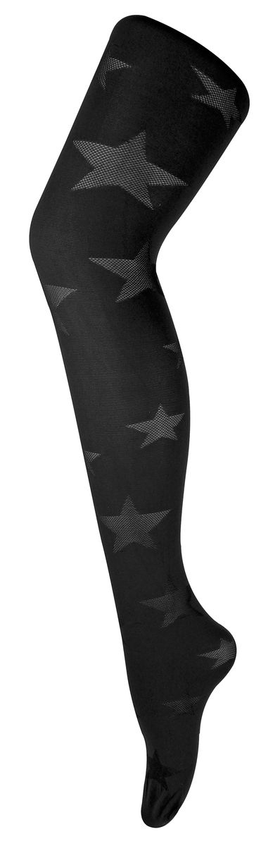 Blickdichte Strumpfhose mit Sternenmuster