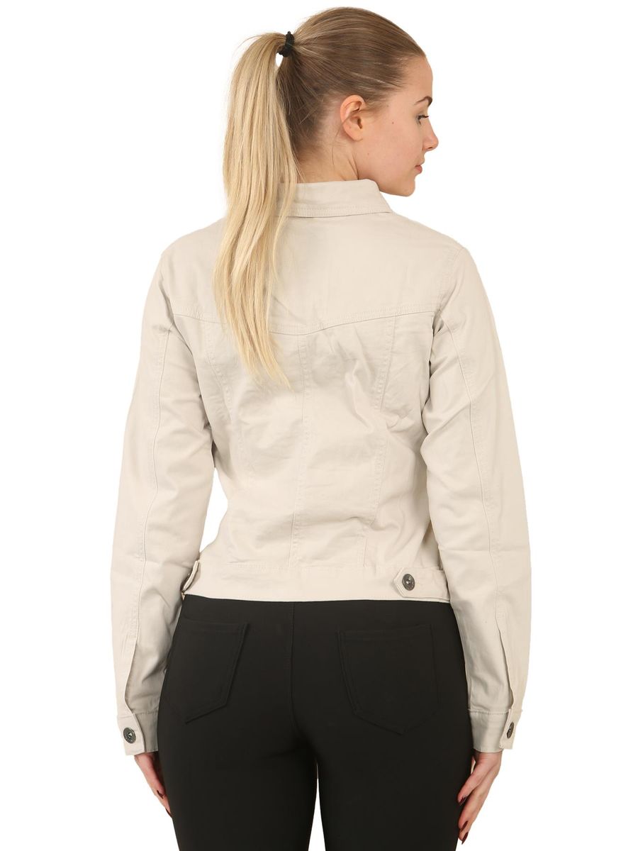 Klassische Stretch-Denim-Jacke