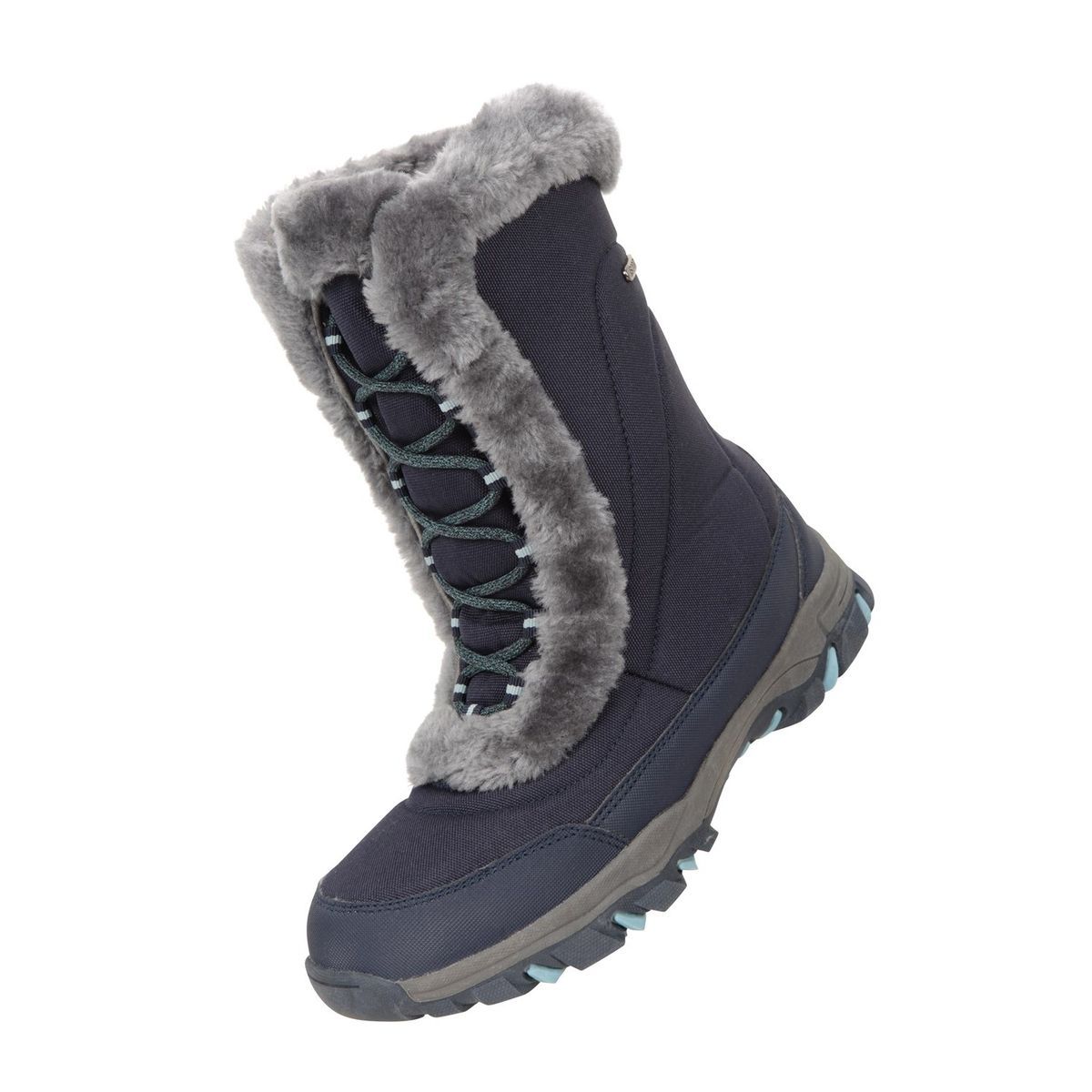 Gefütterte Schneestiefel mit Pelzimitat