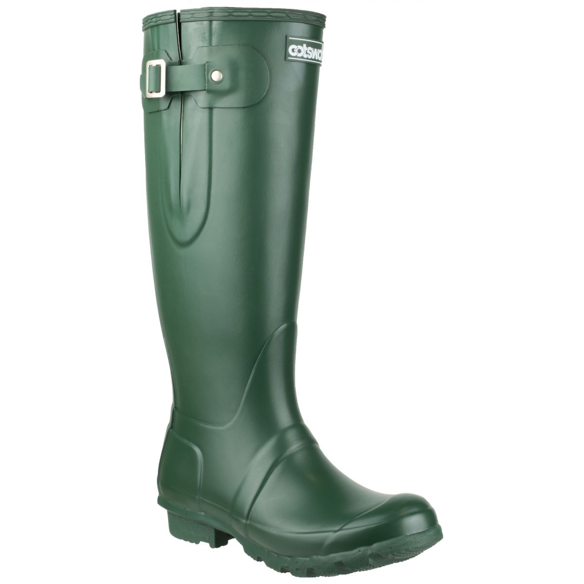 Klassische hohe Gummistiefel mit Schnalle
